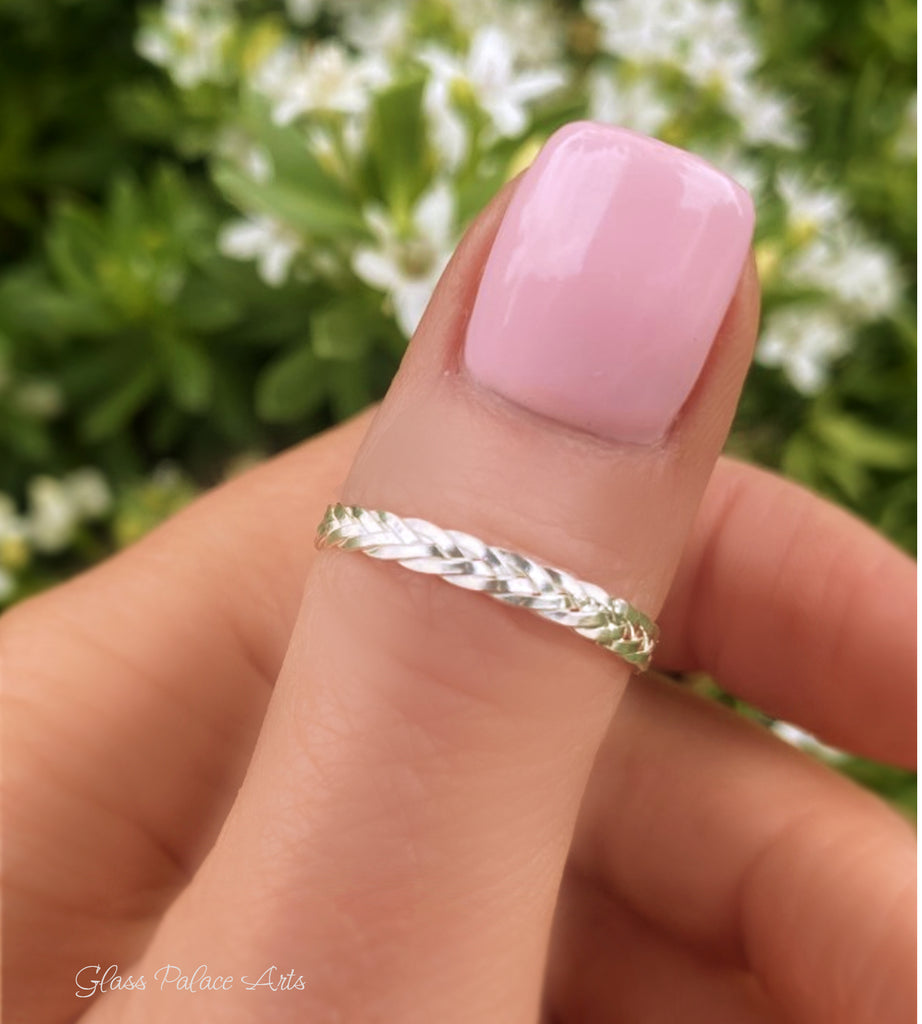 Extravagant Eternity Silver Ring – Pretty for Girls